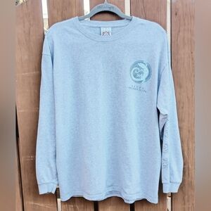 Vintage Yacht Club Shirt Long Sleeve XL Aruba Design Front Back Sleeve